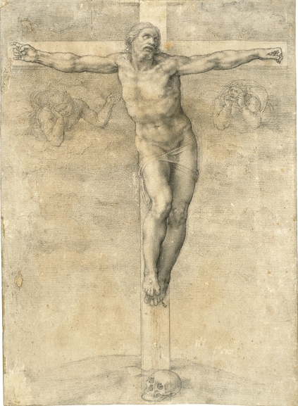 Miguel_Angel_Crucifixion_drawing