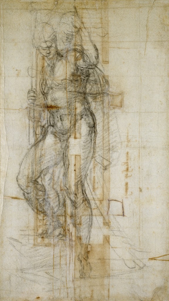 Michelangelo Buonarroti - Piano della piattaforma del reliquiario interno di San Lorenzo e il balcone esterno non eseguito