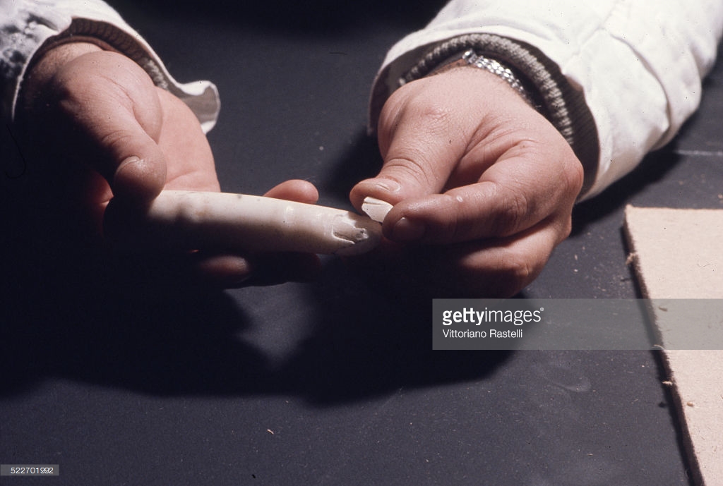 Laboratory of Restoration in Vatican in October 1972.jpg