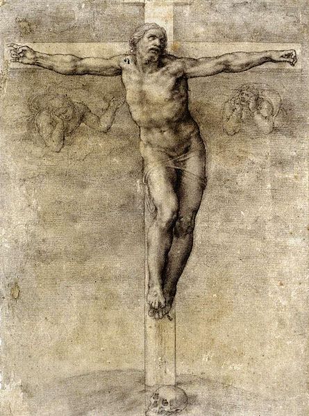 445px-Michelangelo_Buonarroti_-_Christ_on_the_Cross_-_WGA15516