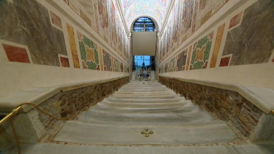 Apre al pubblico la Scala Santa restaurata, con&nbsp;VIDEO