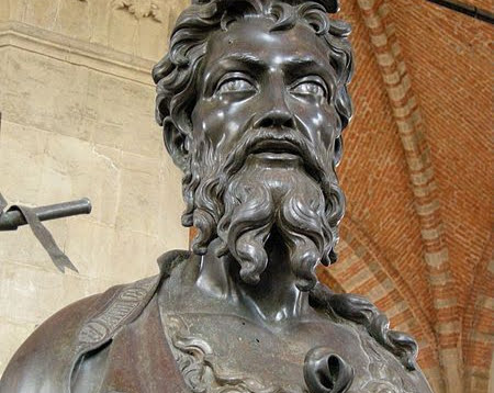 24 giugno: San Giovanni Battista&nbsp;scolpito