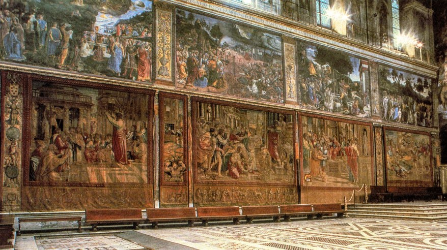 Gli arazzi di Raffaello tornano nella Sistina a&nbsp;Febbraio