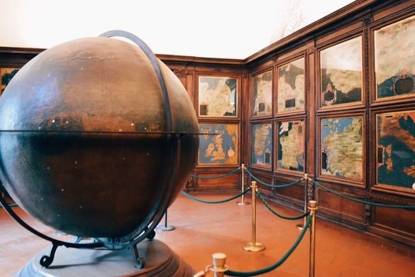 La Sala delle Mappe Geografiche di Palazzo Vecchio