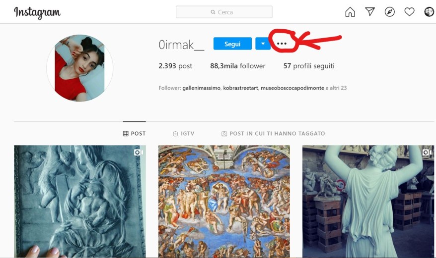 Aiutatemi a segnalare il profilo che mi hanno sottratto&nbsp;indebitamente
