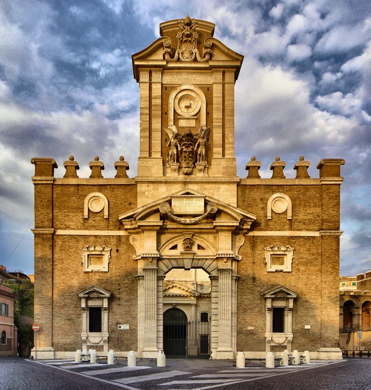 Porta Pia e gli attrezzi del&nbsp;barbiere