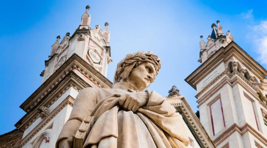 Dante che guarda Firenze dal sagrato di Santa&nbsp;Croce