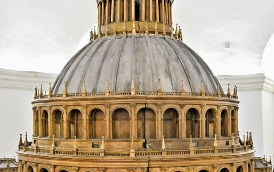 Il modello in legno della Basilica di San Pietro del Sangallo