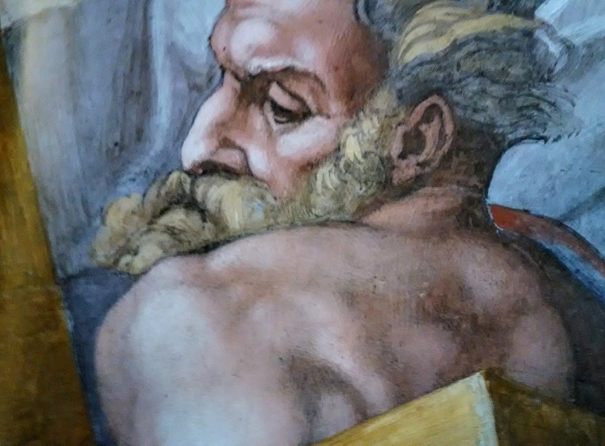 L’uomo che aiuta Disma nel Giudizio&nbsp;Universale