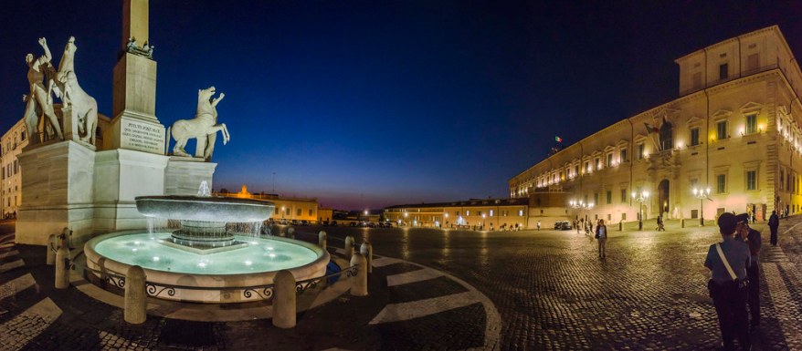 Fontana dei Dioscuri in piazza del&nbsp;Quirinale