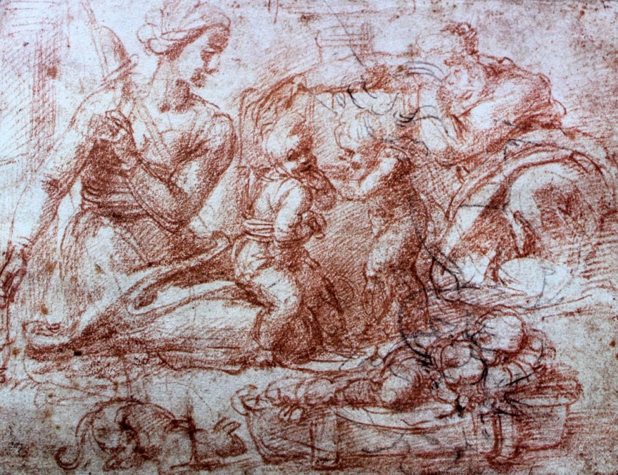 La Sacra Famiglia col gatto