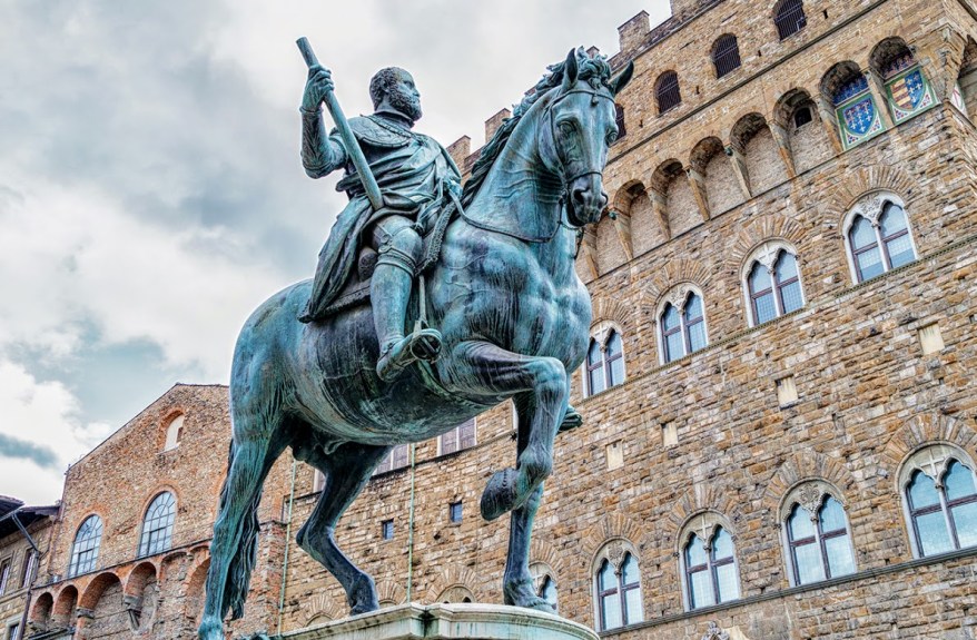 Cosimo I a cavallo in Piazza della Signoria