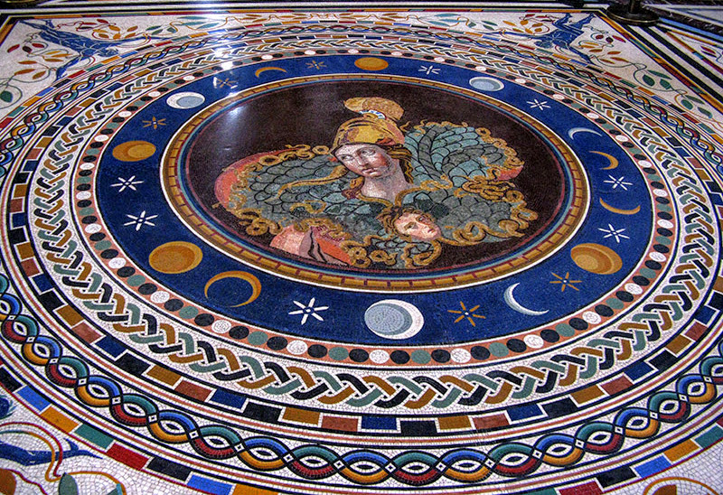 Il mosaico di Athena dei Musei Vaticani
