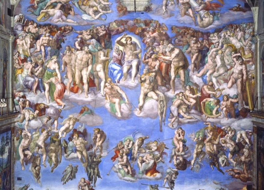 Giudizio Universale e Volta della Sistina: due tecniche pittoriche a confronto