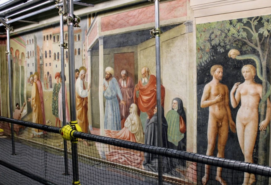 Cappella Brancacci: cantiere visitabile con gli affreschi ad altezza d’occhi