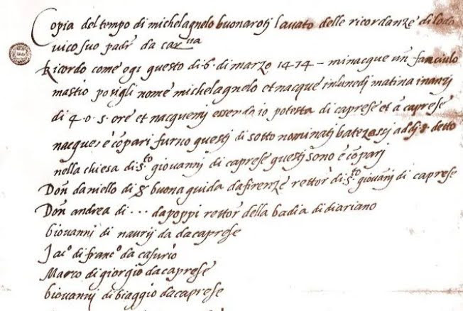 Il mio atto di&nbsp;nascita