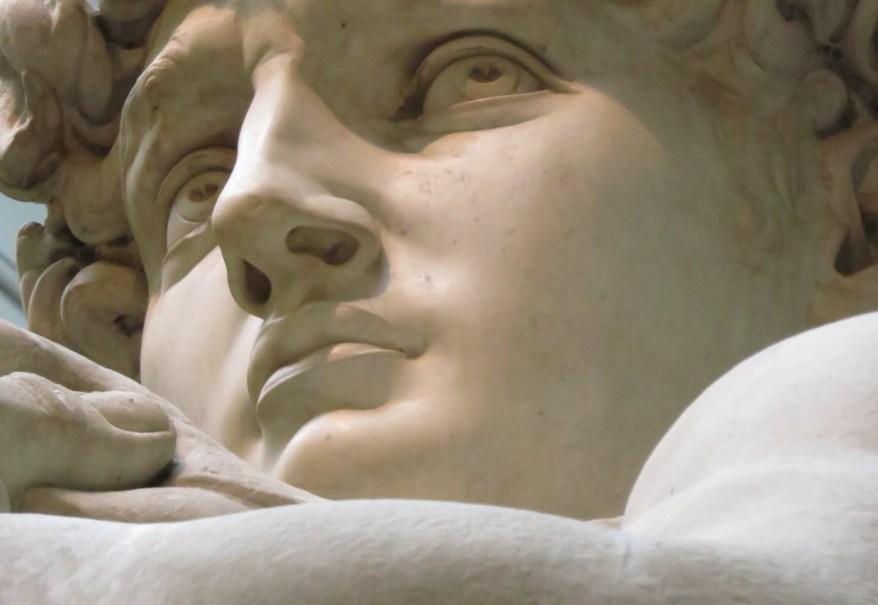 Il David è tutt’altro che statico