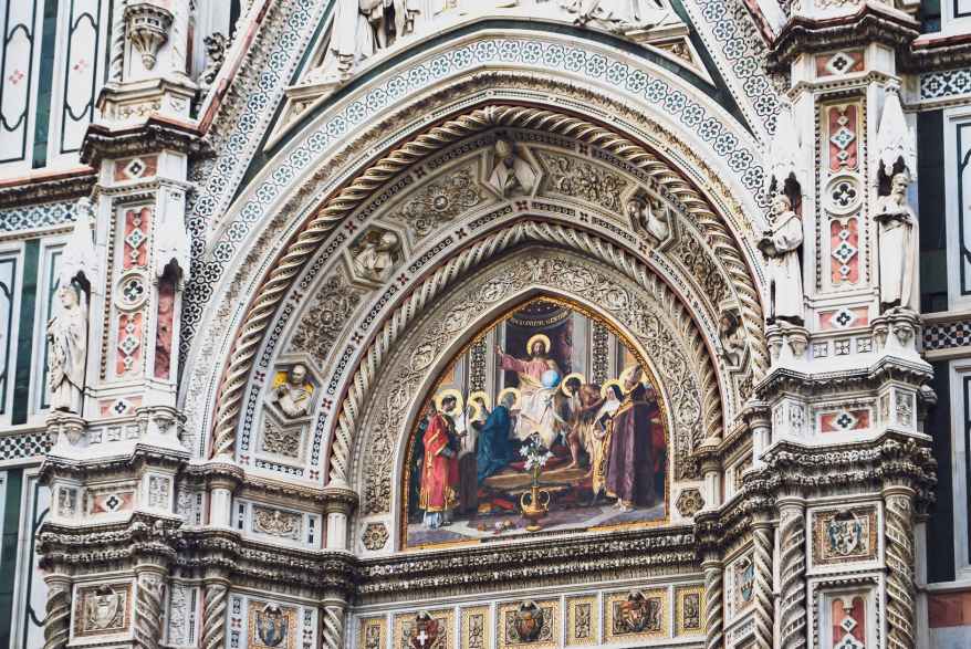 Il mosaico della facciata di Santa Maria del&nbsp;Fiore