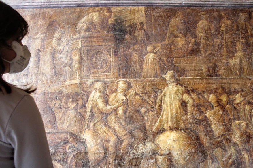 L’affresco sfregiato di Palazzo&nbsp;Vecchio
