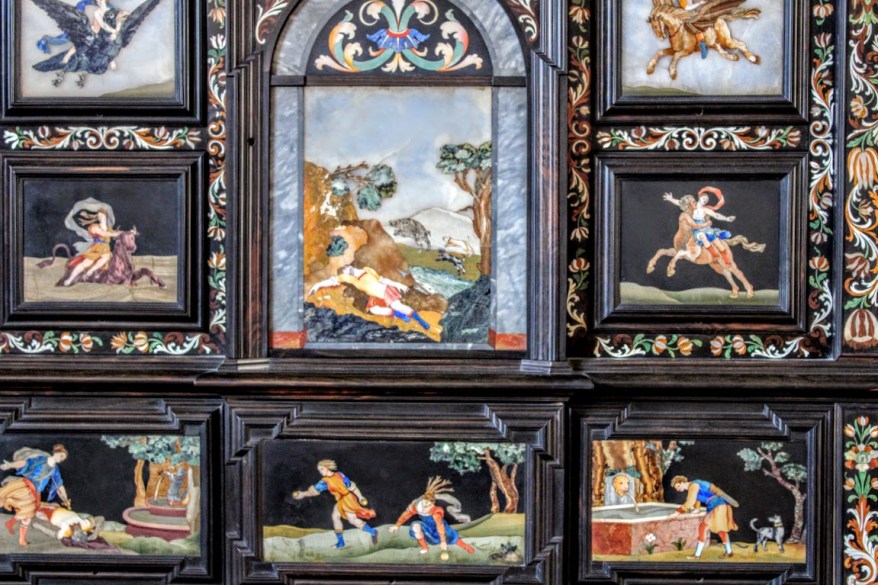 Palazzo Vecchio: i mobiletti a commesso fiorentino