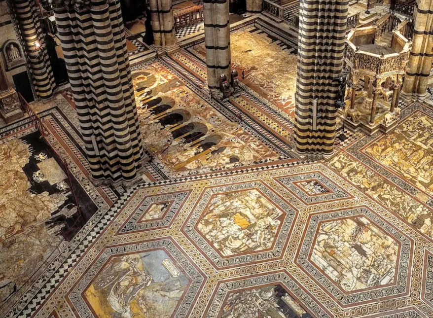 Torna visibile il pavimento della cattedrale di&nbsp;Siena
