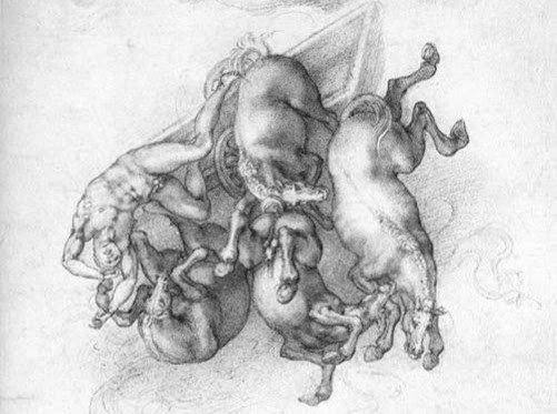 I primi due disegni che donai al mio amato Tommaso de’ Cavalieri