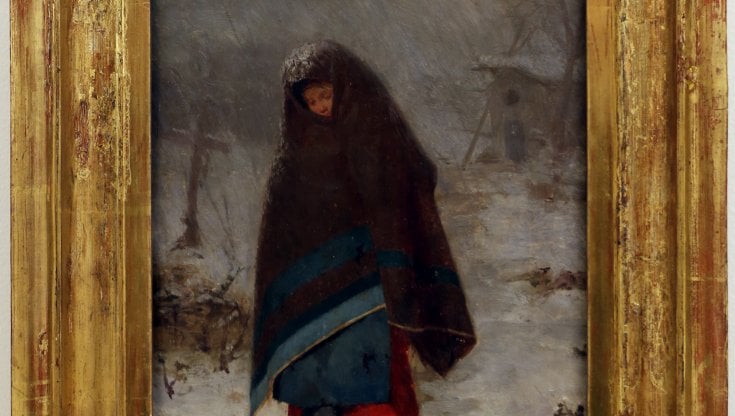 Rubato il dipinto Effetto Neve di Giacomo di&nbsp;Chirico