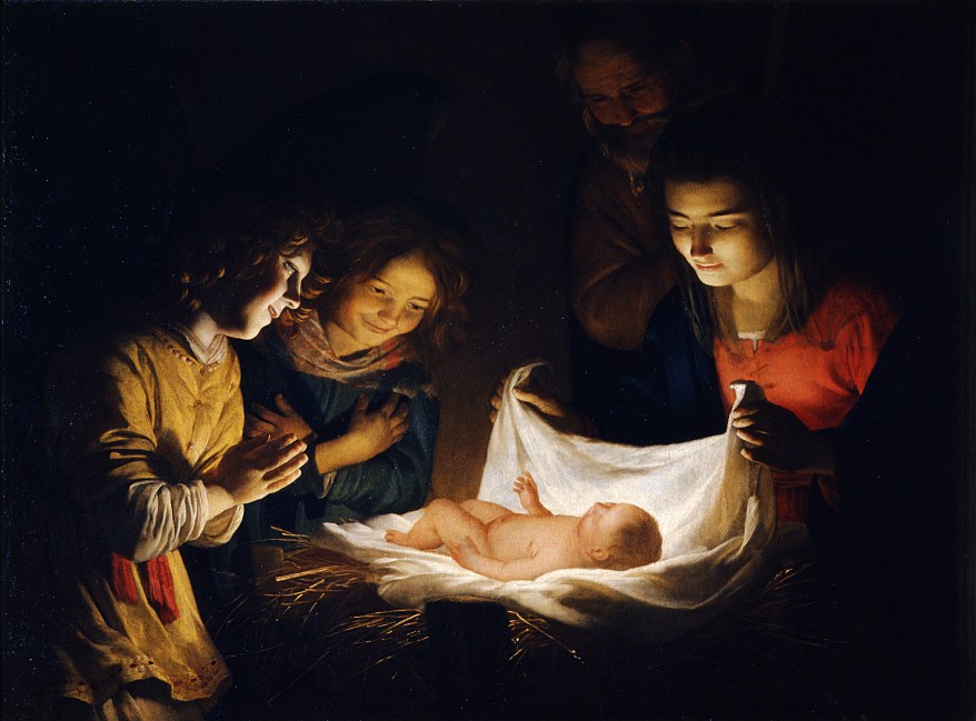 Le Opere del Natale: l’Adorazione del Bambino di Gerrit van Honthorst