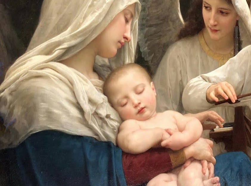 Le Opere del Natale: Il Canto degli Angeli di William Adolphe&nbsp;Bouguereau