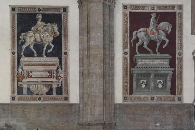 Terminato il restauro dei condottieri di Paolo Uccello e Andrea del&nbsp;Castagno