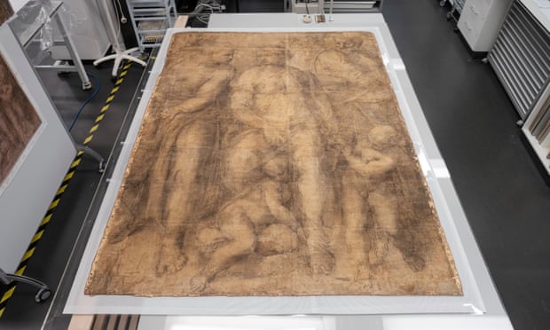 Capovolto sotto sopra il cartone dell’Epifania del British Museum