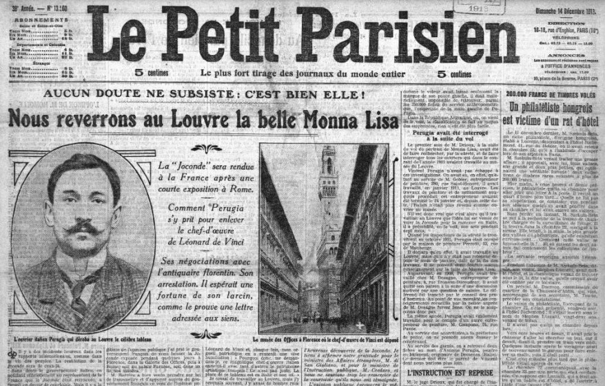 Parigi 1911: il furto della Gioconda e dintorni nel libro di&nbsp;Poggianti