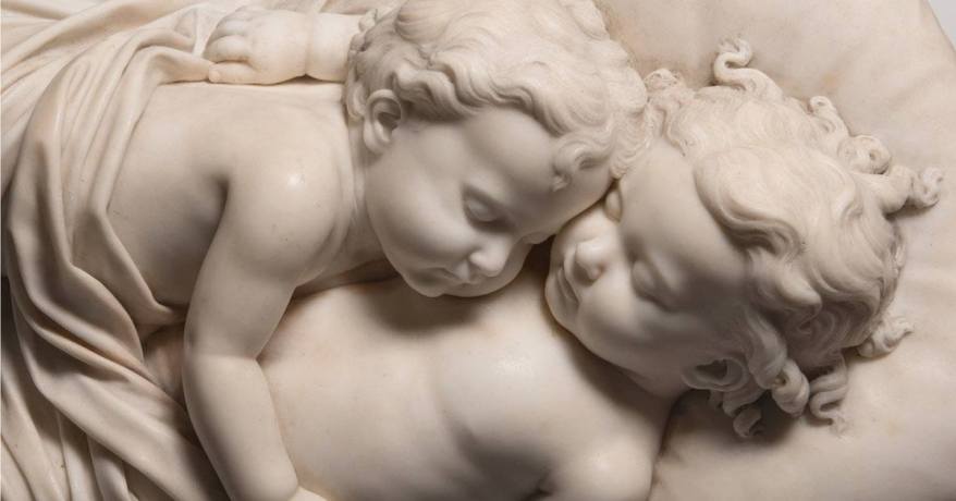 La Scultura del giorno: i Bambini Addormentati di&nbsp;Rinehart