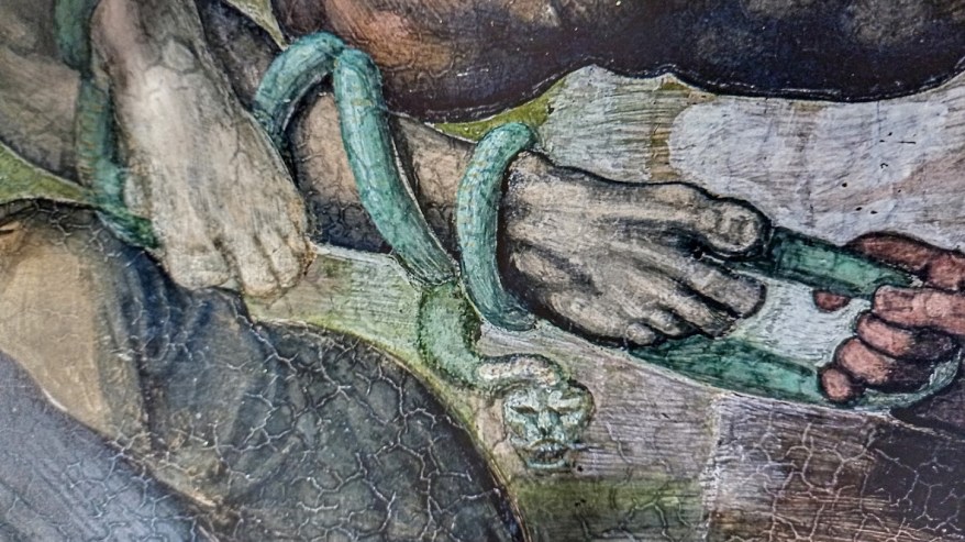 Giudizio Universale: i tre serpenti