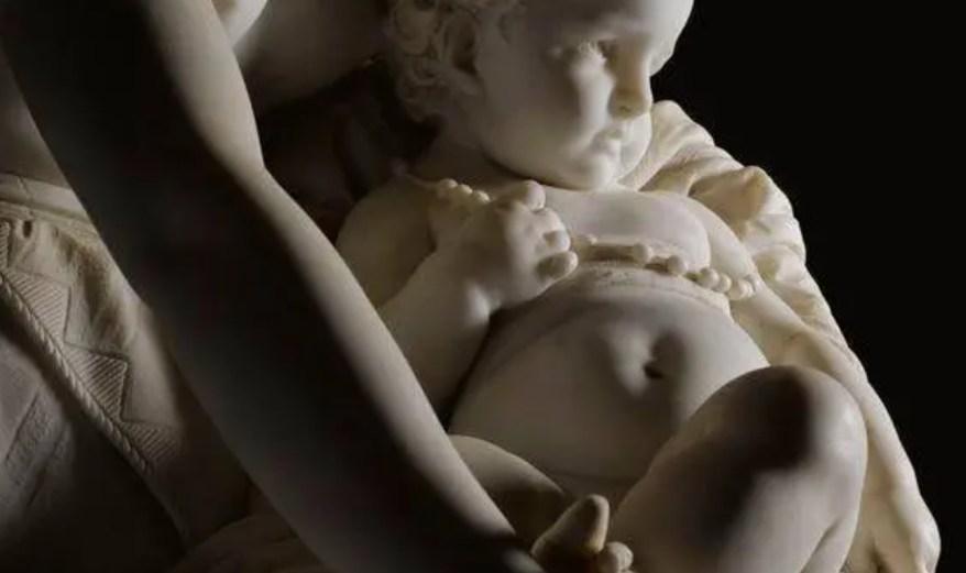 La Scultura del giorno: Mosè salvato dalle acque di Barzaghi