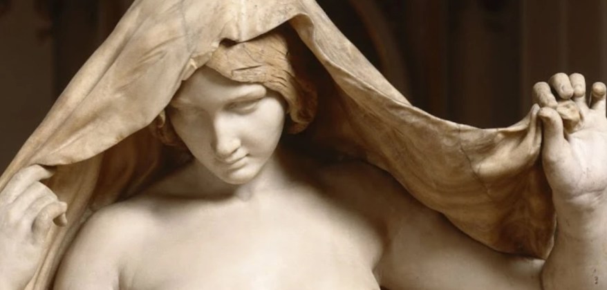 La Scultura del giorno: la Natura che si Svela alla Scienza di Barrias