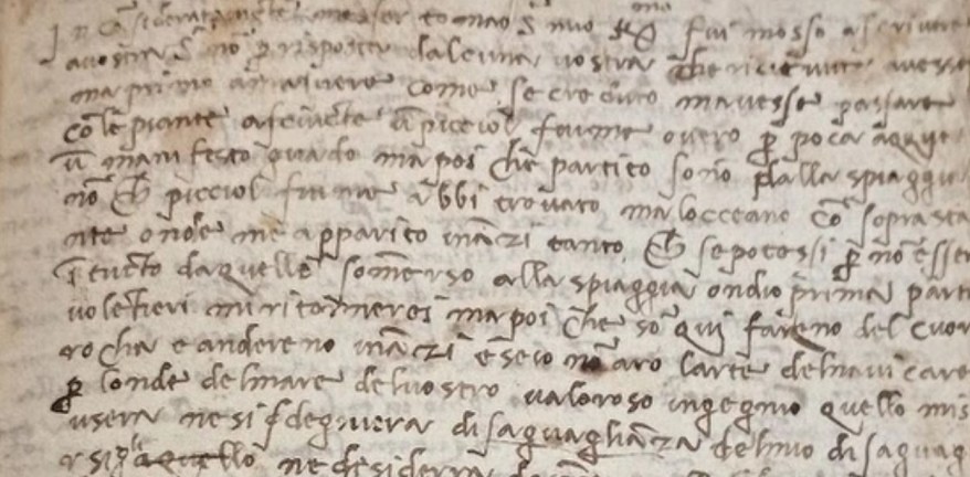 La prima lettera che scrissi al mio amato Tommaso de’ Cavalieri