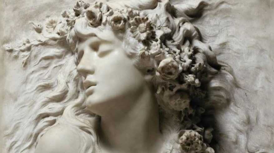La Scultura del giorno: Ofelia di Sarah Bernhardt
