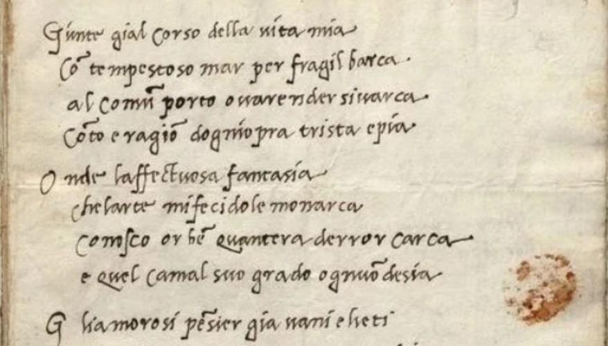 La caducità della vita umana in versi