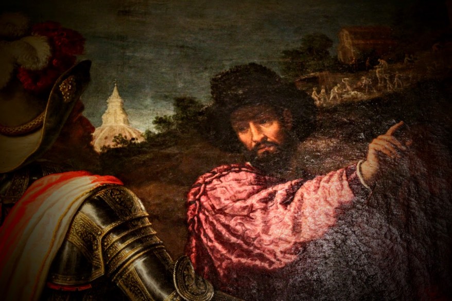 Il dipinto che mi ritrae nelle vesti di sovrintende alle fortificazioni di Firenze