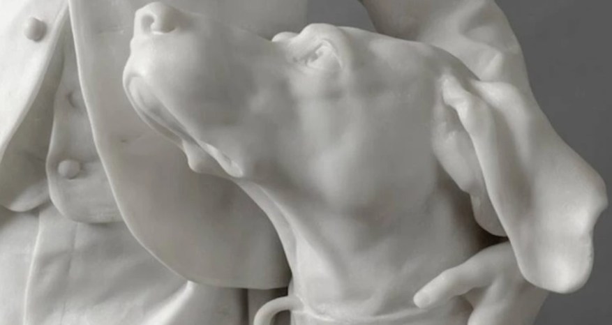 La Scultura del giorno: il Principe imperiale col cane Nerone di&nbsp;Carpeaux