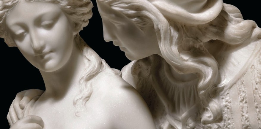 La Scultura del giorno: Raffaello e la Fornarina del Romanelli