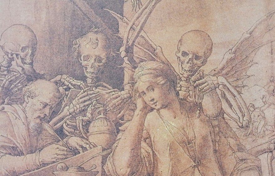 Un disegno per Halloween: l’allegoria dell’Avarizia di Ligozzi