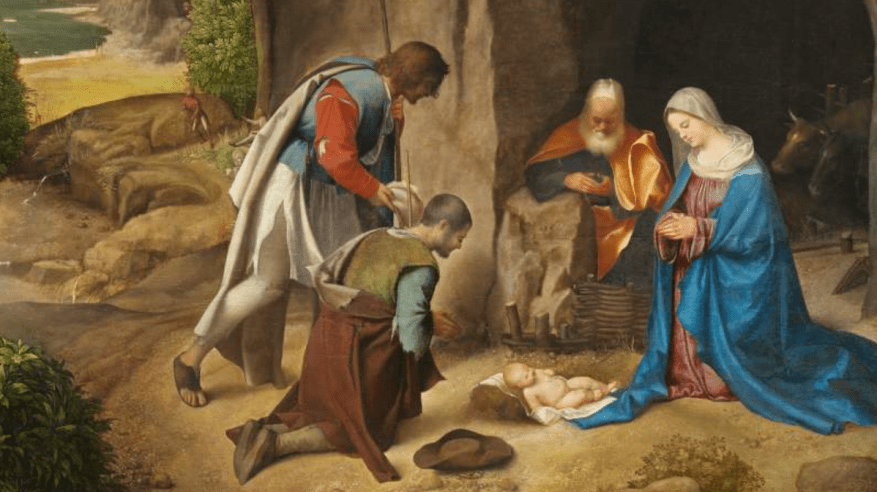 Le opere del Natale: l’Adorazione dei pastori di Giorgione