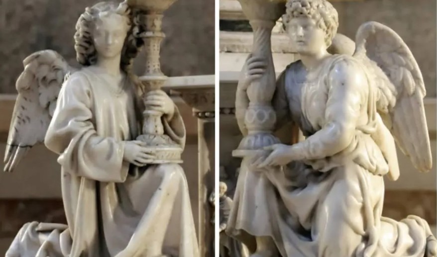 L’angelo etereo e l’angelo&nbsp;terreno