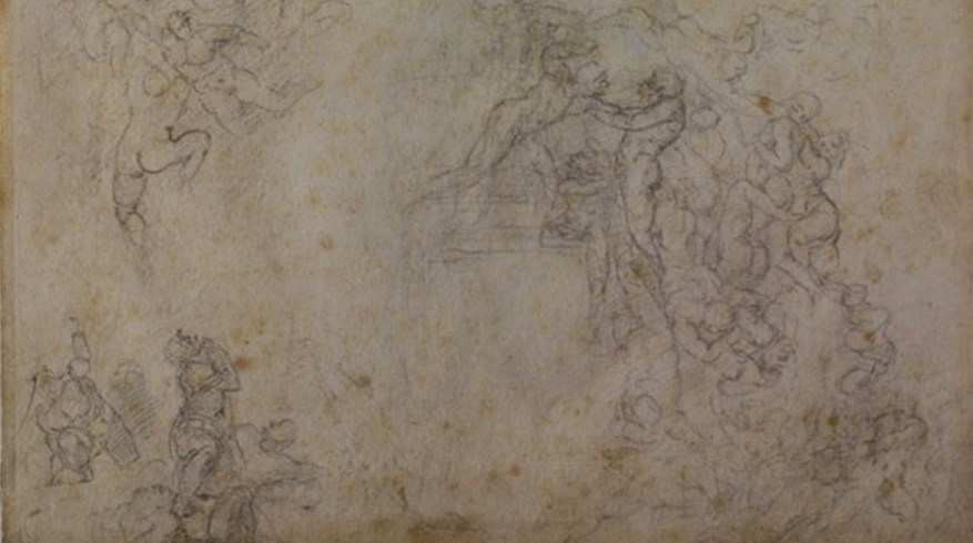 La composizione del Giudizio Universale e il tentativo di salvare l’opera del Perugino