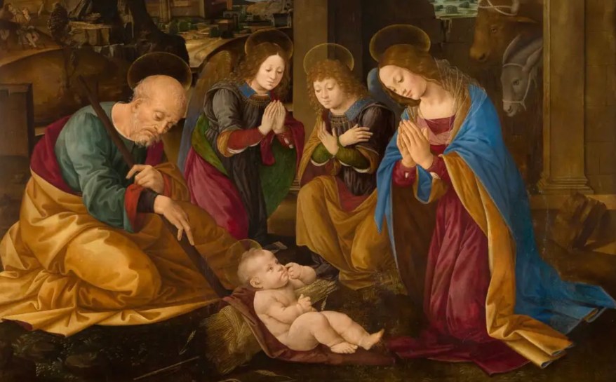 Le Opere del Natale: Adorazione del Bambino di Lorenzo di&nbsp;Credi