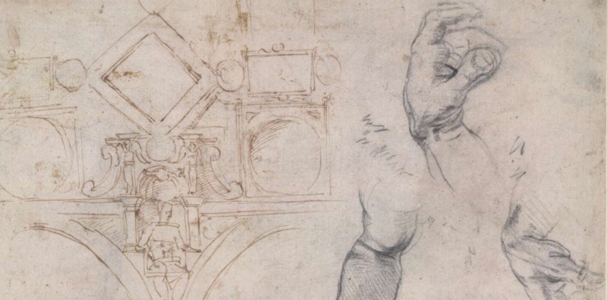 Cappella Sistina: ecco il primo studio che realizzai per la&nbsp;volta