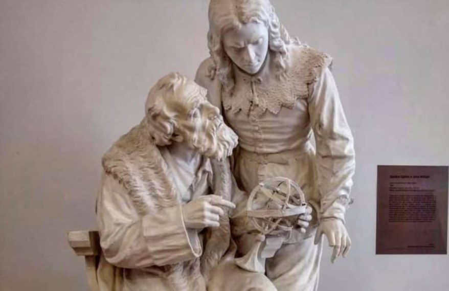 La Scultura del giorno: Galileo Galilei e Milton di&nbsp;Aureli
