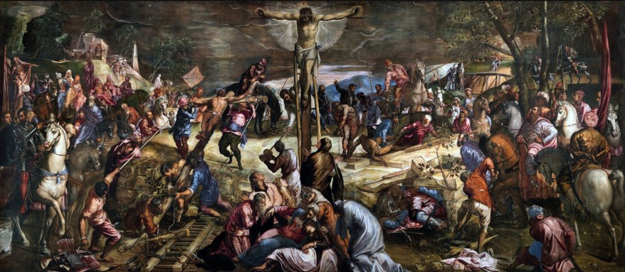 Il Dipinto del giorno: l’enorme tela con la Crocifissione del&nbsp;Tintoretto